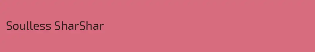 Soulless SharShar